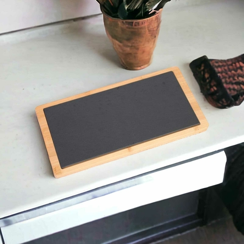 TABLA BAMBOO PIZARRA 30 X 20CM BZMY-2014