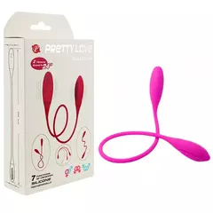 Vibrador Duplo Flexível 7 Vibrações Snaky Vibe Pretty Love