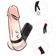 Anel Peniano Duplo com Vibrador - Robô - comprar online