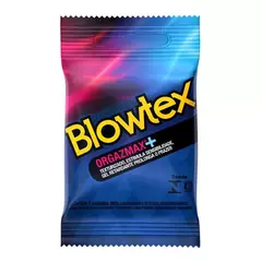 Preservativo Orgazmax Texturizado Sensível e Retardante com 3 unidades