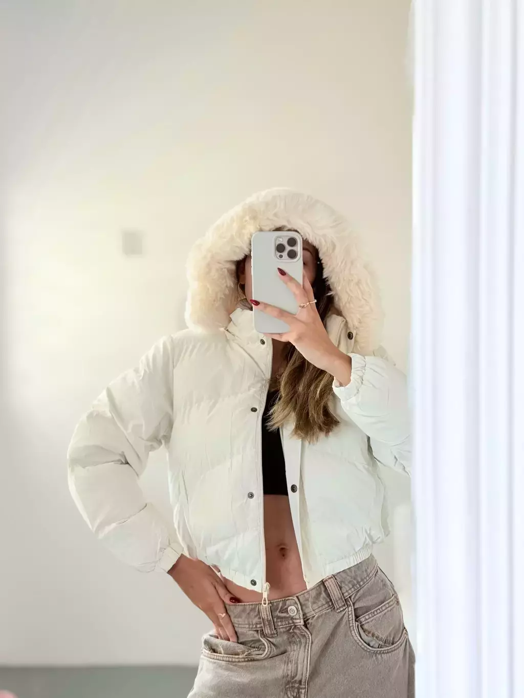 FEY PUFFERS CREMA