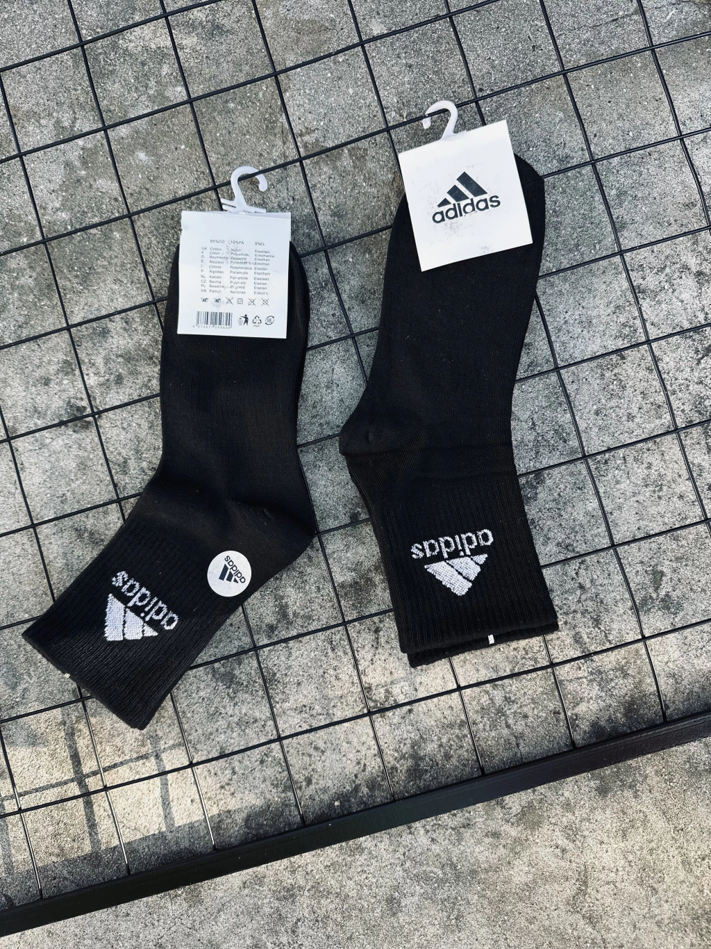 Medias 3/4 Adidas Black