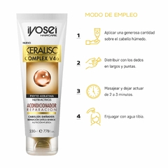 ACONDICIONADOR REPARACION - KERALISO CON KERATINA - 230 ml. - IYOSEI
