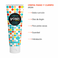 CREMA MANOS Y CUERPO - ARGAN - NUTRICION - 240 ml. - comprar online