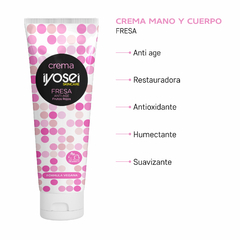 CREMA MANOS Y CUERPO - FRESA - ANTI AGE - 240 ml. - comprar online