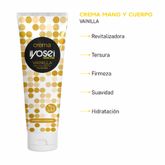 CREMA PARA MANOS Y CUERPO - VAINILLA - REVITALIZANTE - 240 gr. - comprar online