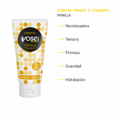 CREMA PARA MANOS Y CUERPO - VAINILLA - REVITALIZANTE - 60 gr. - comprar online