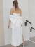 Vestido de noiva curto com laço nas costas LES EAUX - comprar online
