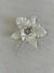 Acessório de cabelo para noiva arranjo pin Flor Orquídea Catleya