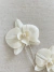 Acessório de cabelo para noiva arranjo Duo Mini Orquídeas Aurora