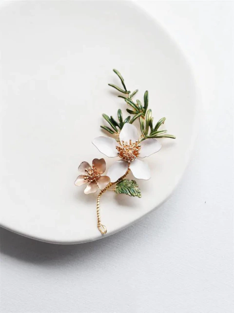 Acessório Cabelo Noiva Pin Grampos Doux Jardin