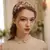 Acessório de cabelo para noiva arranjo grinalda tiara floral - SAN FLAUZIN