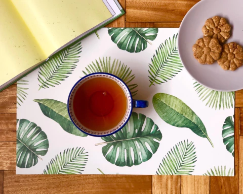 Set x4 Individuales Hojas