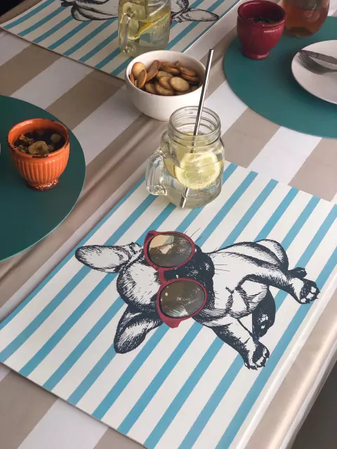 Set x4 Individuales Dog