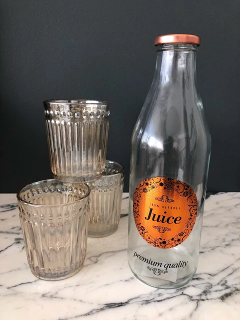 Botella Vidrio "Cobre"