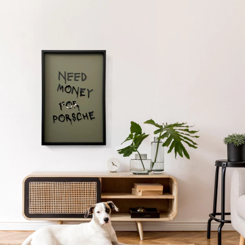 Cuadro Need Money For Porsche