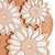 Cuadros Decorativos Flores y Hoja Tricapa de Madera LED