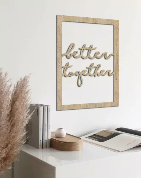 Cuadro "Better Together" CAJU