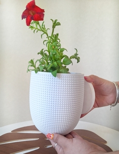 MACETA COLGANTE GRID - Renata deco home