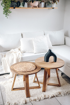 combo mesas gerva x2 + alfombra - comprar online