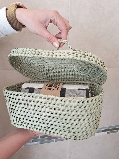 Porta tutti/costurero oval con tapa caranday -