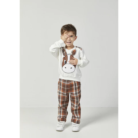 CONJUNTO MASCULINO INFANTIL BLUSAO E CALCA