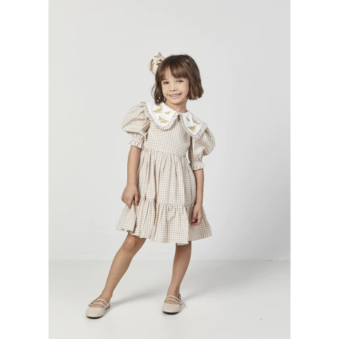VESTIDO FEMININO INFANTIL RODADO