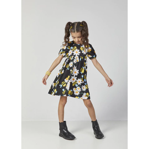 VESTIDO FEMININO INFANTIL RODADO
