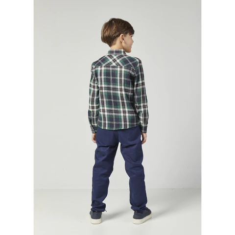 CAMISA MASCULINA INFANTIL MANGA LONGA