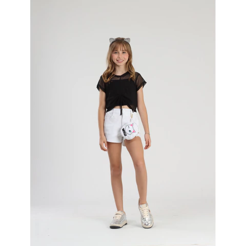 SHORT FEMININO INFANTIL