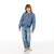 Casaco Feminino Infantil Doudoune Jeans na internet