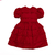 Vestido Feminino Infantil Tricoline com Babado Franzido - Luluzinha Kids