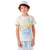 Camiseta Masculina Infantil Com Estampa Divertida Em Aquarela