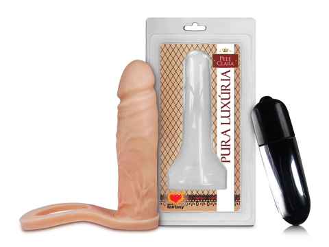 Anel Companheiro com Cápsula Vibratória - 12,4cm X 3cm