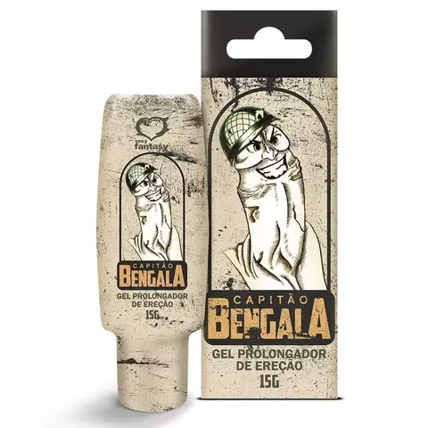 Capitão Bengala - gel prolongador de ereção