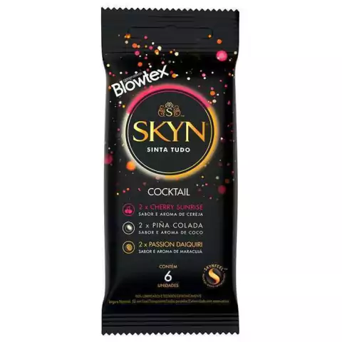 Preservativo Skyn Cocktail 06 Unidades Blowtex