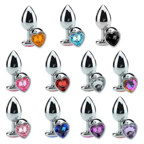 Plug Anal de Aço - Formato Coração G - comprar online