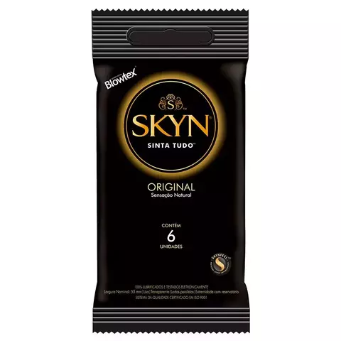 PRESERVATIVO SKYN ORIGINAL 06 UNIDADES BLOWTEX
