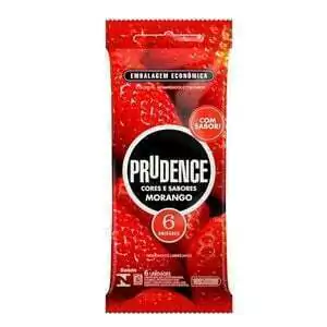 Preservativo Prudence - Cores e Sabores 6unidades