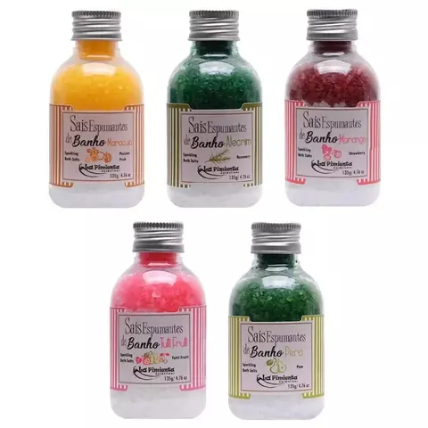 Sais Espumantes de Banho