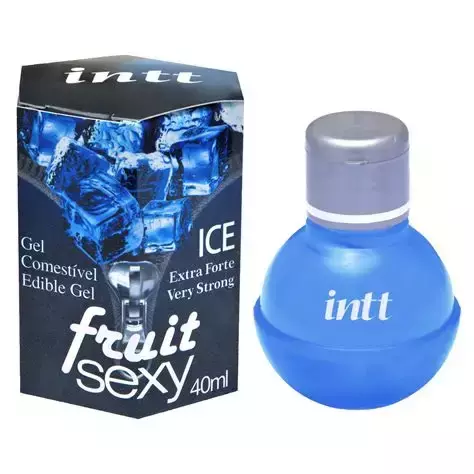 Fruit sexy ice gel beijável com efeito quente 40g