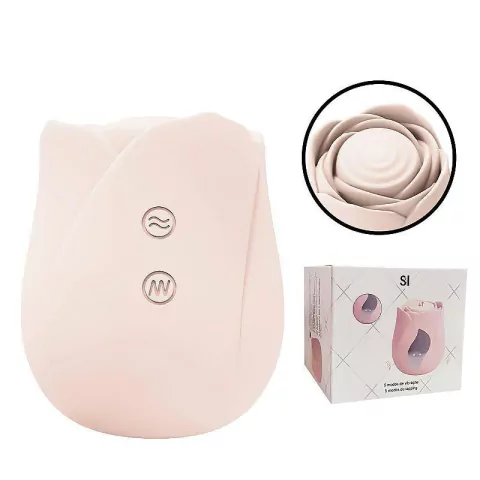 Rosa Estimuladora de Clitóris com Tapping - SI