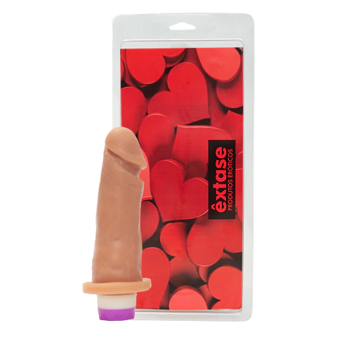 PROTESE EXTASE VIBRO NATURAL16,5X3,5CM