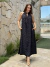 Vestido Jacquard Midi Preto