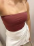 Tube Top Bordô