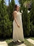 Vestido Midi com bolsos Off-white - Norppa