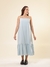 Vestido Equilíbrio Azul Bebê