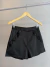 Short Acetinado Preto
