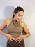 Blusa Frente Única Marrom Claro - loja online