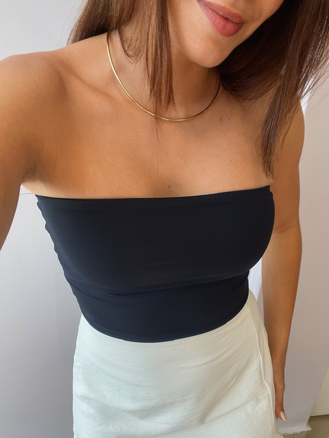 Tube Top Preto